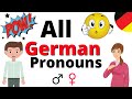 Learn German Pronouns All Pronouns In German 