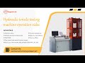 Hydraulic tensile testing machine