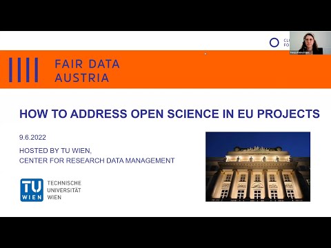 How to Address Open Science in EU Projects