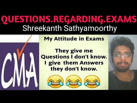 Questions You Ask Regarding ICMA Exams And Mock Test|Tamil|Shreekanth