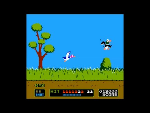 Duck Hunt (Nes) - 1 duck - until 11° round - YouTube
