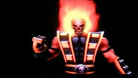 Mortal Kombat Shaolin monks   Scorpion vs Kung Lao at The Pit