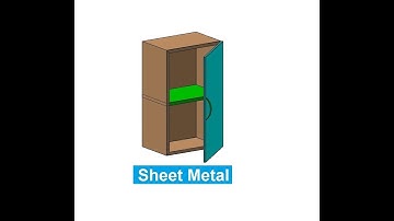 Modeling Steel Almirah by Using Sheet Metal SolidWorks Tutorial