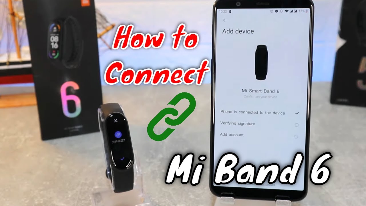 Connexion Mi Smart Band 6 application Xiaomi Wear et Mi Fit (voir  description) 