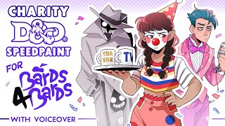 Drawing a Whole Party of BARDS! | Bards4Bards Charity SPEEDPAINT