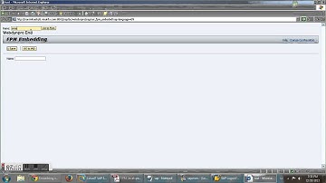Embedding an FPM (Application) in Webdynpro Application