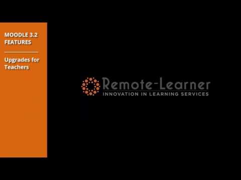 Remote-Learner and Moodle™ 3.2