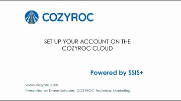 How to Set up account on the COZYROC Cloud. Try COZYROC.Cloud for free.