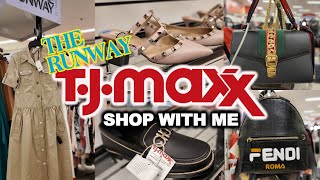 TJ MAXX RUNWAY SHOP WITH ME 2022  GUCCI & VALENTINO! DESIGNER HANDBAGS,  SHOES, CLOTHING, JEWELRY 