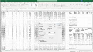 Excel: Skew transformed regression MLR OLS