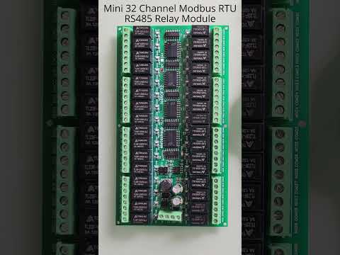 Mini 32 Channel Modbus RTU RS485 Relay Module