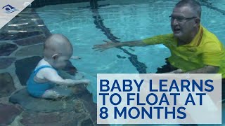 Baby Learns To Float At 8 Months