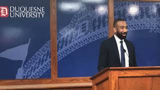 Ellis Cannon Interview of Duquesne University Men's Head Basketball Coach Dru Joyce III Details