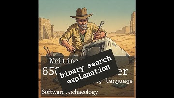 Writing a 6502 assembler in assembly language: Explaining the binary search code.