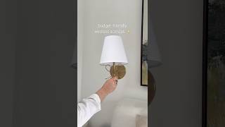 these wireless sconces are the perfect renter-friendly find 🤩✨💡 #amazonfinds