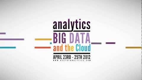 Promotional Video (Animated) | Analytics Conference | Big Data & the Cloud