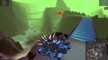 Robocraft T10 Battle - Hover Laser Tank (less waffle)