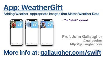 Ch. 6.12 OpenWeather - Adding Weather Appropriate Images that Match WeatherData