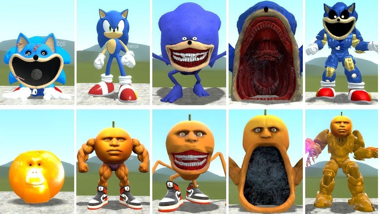 THE BATTLE BETWEEN TWO GANGS: SONIC EXE VS ODINDINDUN - WHO IS THE WARRIOR IN GARRY'S MOD?