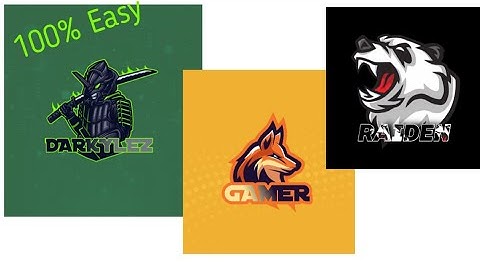 How to make your own Esports Logo! (100% Easy)