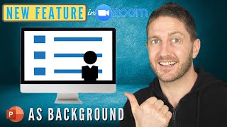 How to Use Zoom 'Slides as Virtual Background' | Powerpoint & Keynote (Aug 2020 NEW FEATURE!)