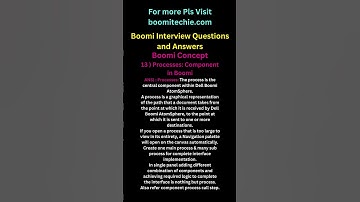 Boomi Interview Q&A 13 #boomi #mulesoft #workato #webmethods #tibco #microsoft #ibm #salesforce