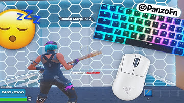 ASMR Chill🤩 Piece Control 1v1🏆Satisfying Keyboard Fortnite(4k)