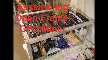 Assembling Open Frame GPU Mining Rig - ZCash, Ethereum, Zencash, etc
