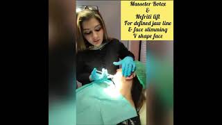 Masseter Botox and Nefertiti Lift for Defined Jaw Line and Face Slimming   V Shape Face