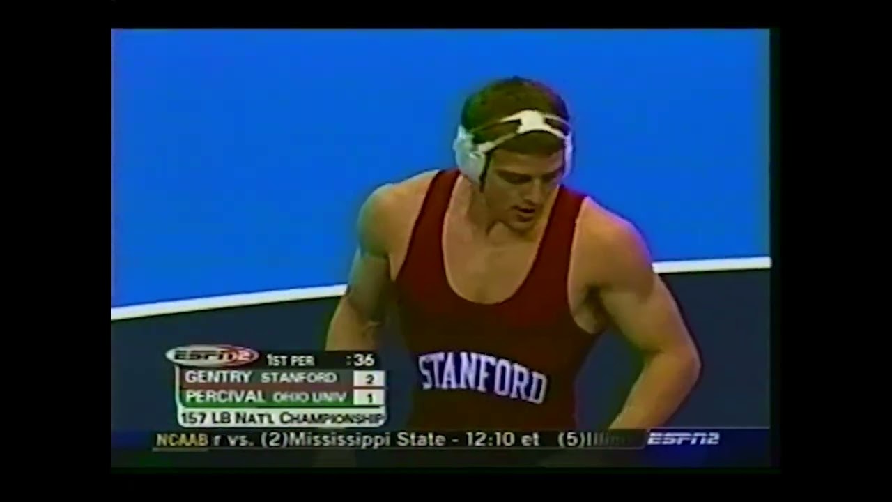 NCAA 2004 157LB FINAL MATT GENTRY STANFORD VS JAKE PERCIVAL OHIO STATE