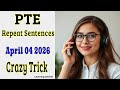 PTE Repeat Sentence Daily Drill | Improve Accuracy & Response Speed (Day 4)