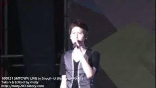 100821 SMTOWN LIVE in Seoul - U (Kyuhyun Focus)