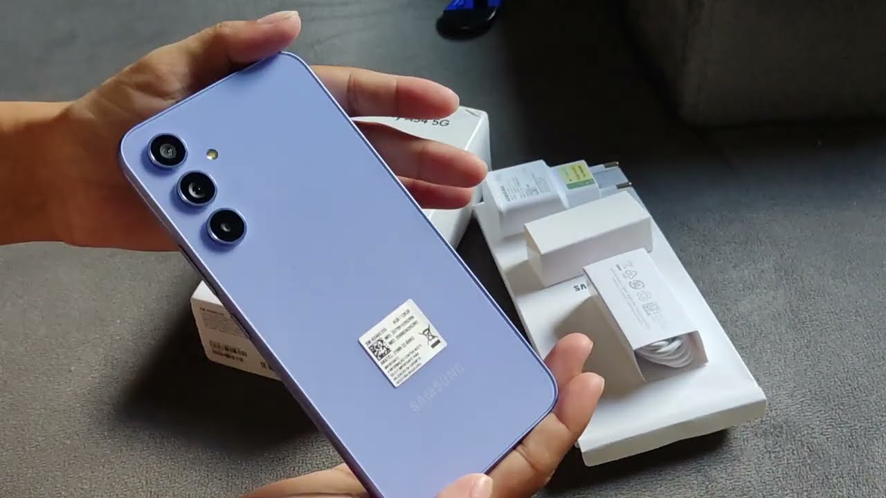 Unboxing Samsung Galaxy A54 5g Violeta ✨️💜