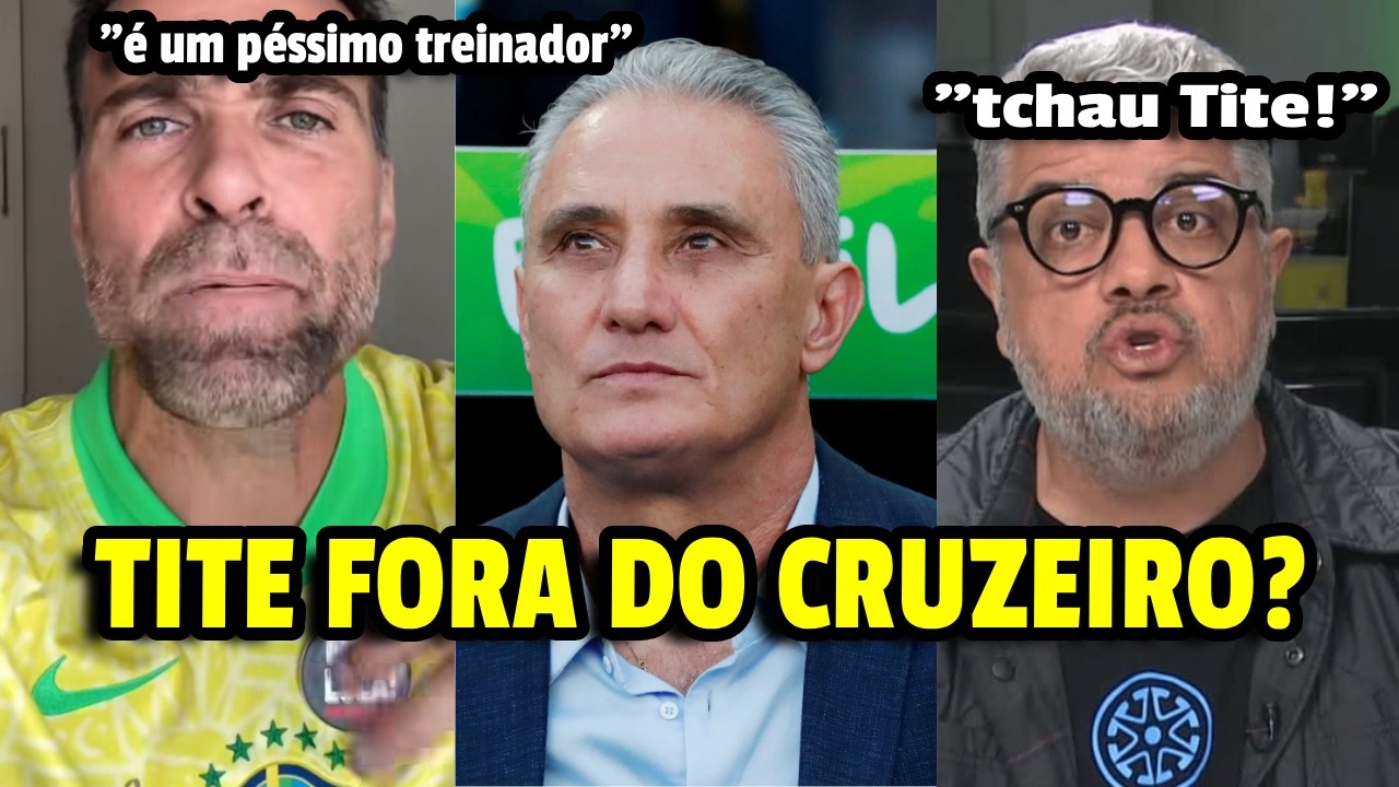 TITE DEMITIDO DO CRUZEIRO APÓS EMPATE COM O CORINTHIANS? NOTICIAS DO CRUZEIRO HOJE!