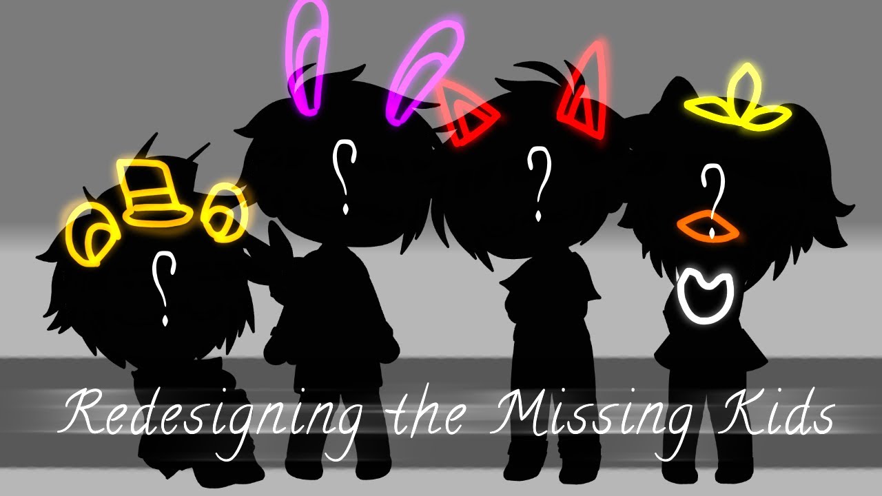 Redesigning The FNaF 1 Missing Kids »|🖤|« Gacha Club »|💜|« Rozxn - YouTube