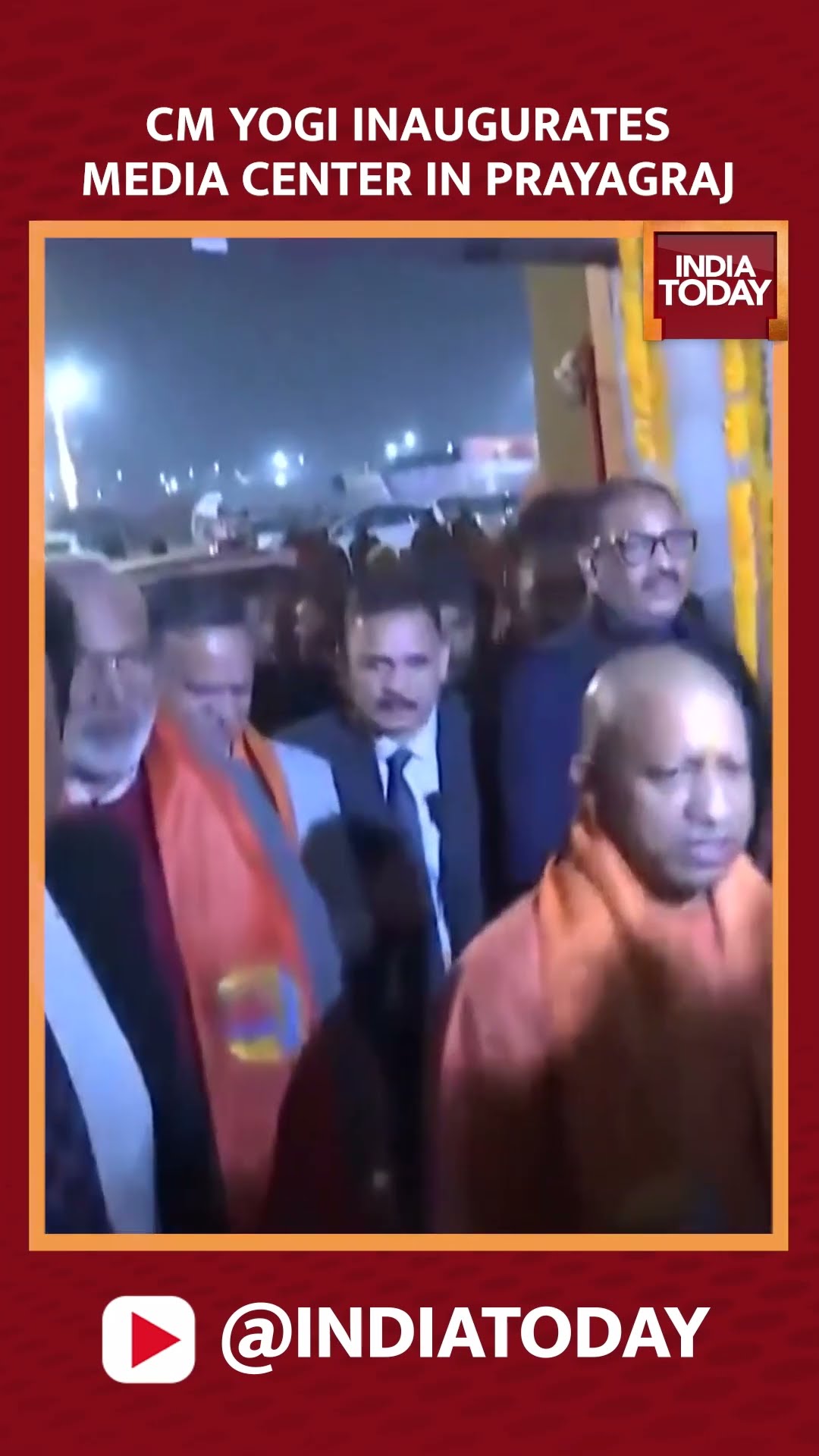 CM Yogi Adityanath Inaugurates Media Center In Prayagraj For Maha Kumbh #mahakumbh2025 #prayagraj