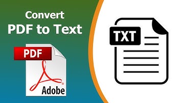 How to convert pdf to text using Adobe Acrobat Pro DC