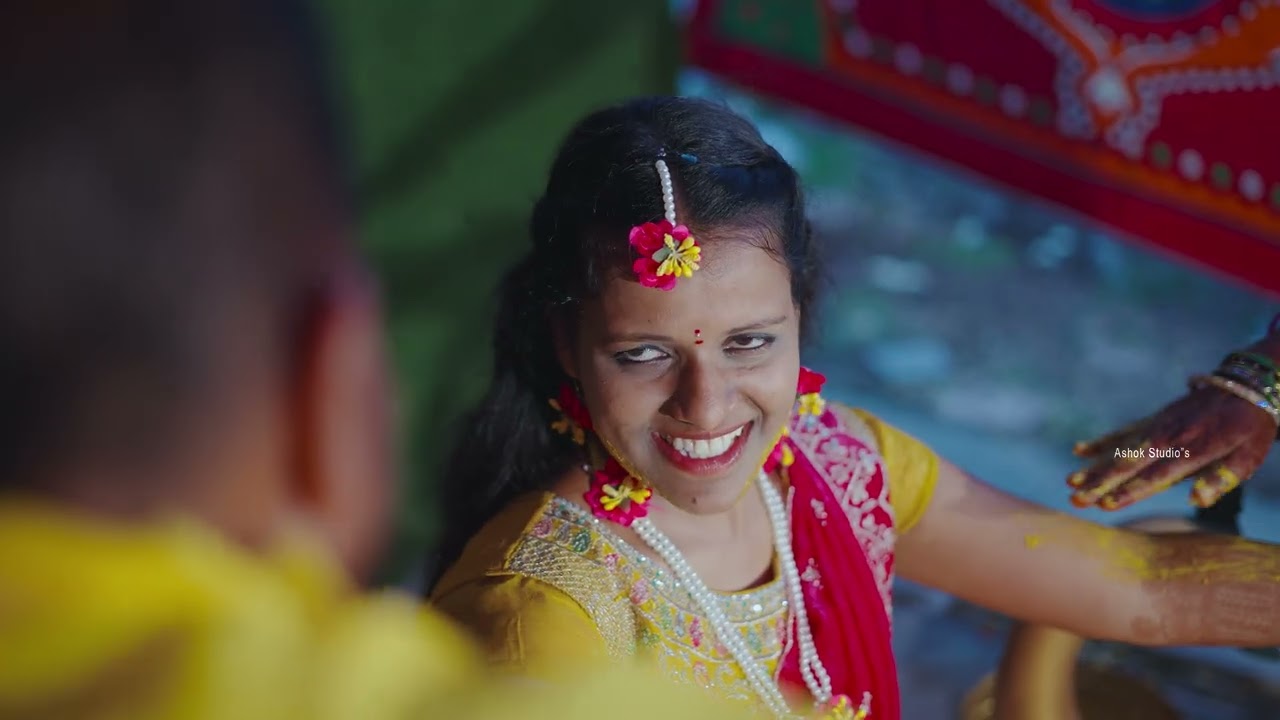 Harika Haldi blast ## @ashok studio's ##7569119629