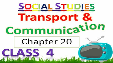 transport and communication class 4 | fully explained in hindi | class 4 social studies | S.st