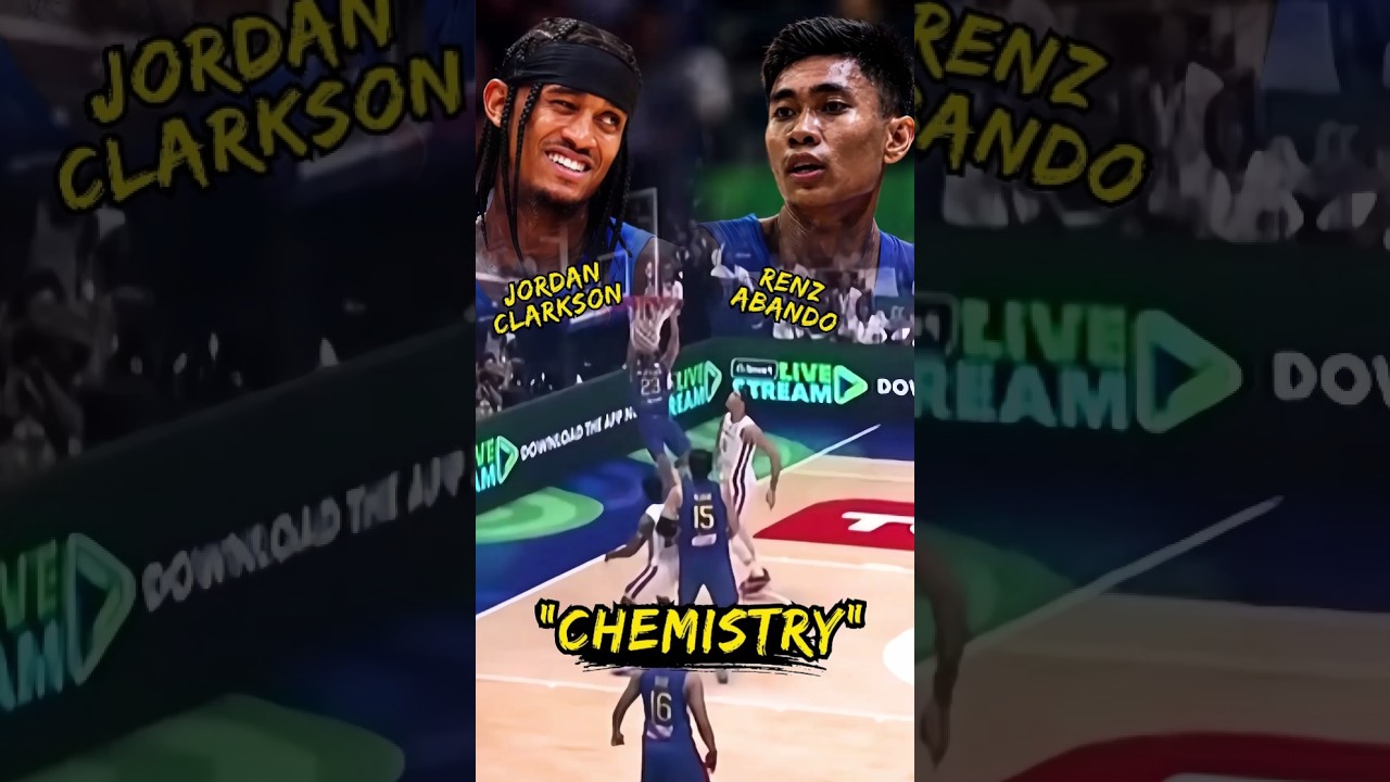 Jordan Clarkson & Rhenz Abando Connection!😤🇵🇭#jordanclarkson #renzabando #gilaspilipinas