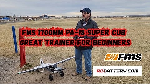 FMS 1700mm PA-18 Super Cub Maiden Flight