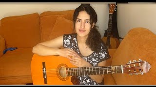 Video thumbnail of "Arrullo de estrellas Zoe guitarra acustica  tutorial / como tocar acordes"