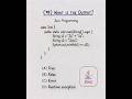 What is the output? #shorts #java #coding #programming #developer #backenddeveloper