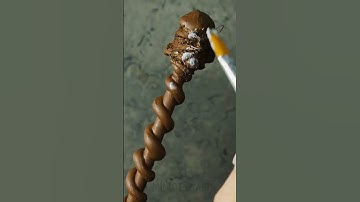 Make your own Harry Potter wand 🧙✨#diy #upcycled