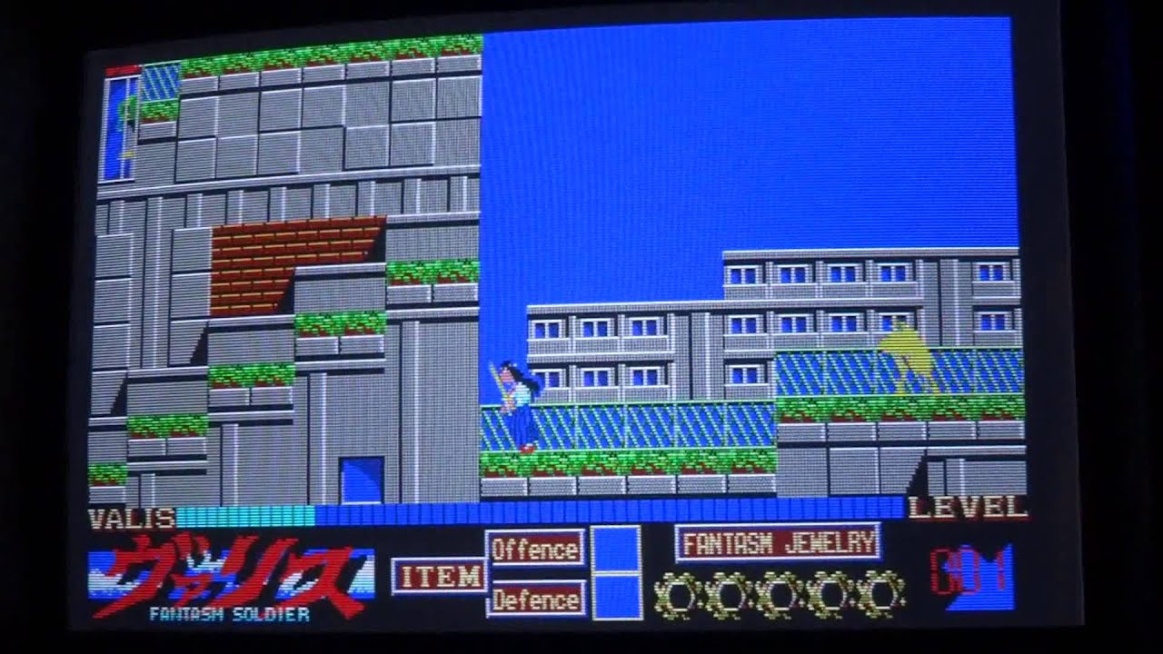 ◯PC-8801 夢幻戦士ヴァリス 夢幻戦士ヴァリス: NEC PC-8801 - YouTube