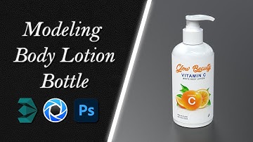Modeling Body Lotion Bottle in 3ds Max 2021 | Sinhala
