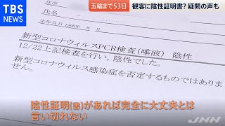 五輪観客は“ＰＣＲ陰性証明”を提示！？医師からも疑問の声［新型コロナ］【news23】