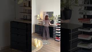 customizable modular cabinet system designed for versatile use in modern living spaces