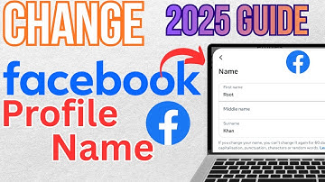 How to change Facebook name on PC / Laptop | Step by Step