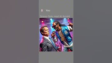 Arnold and snoop *stage fight* (Ai edition) #ai #chatgpt #aiart